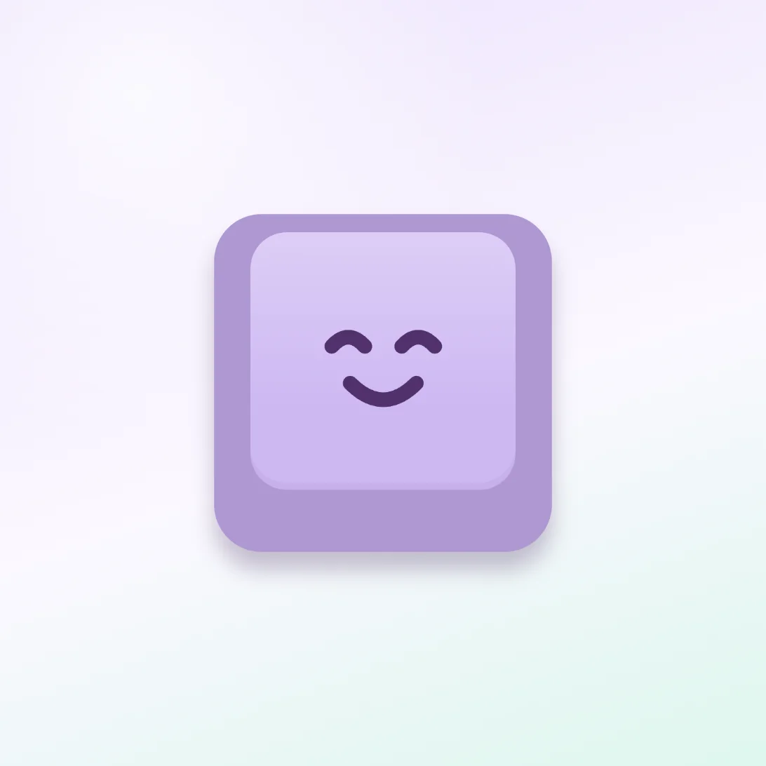 Keycap artesanal Smiley