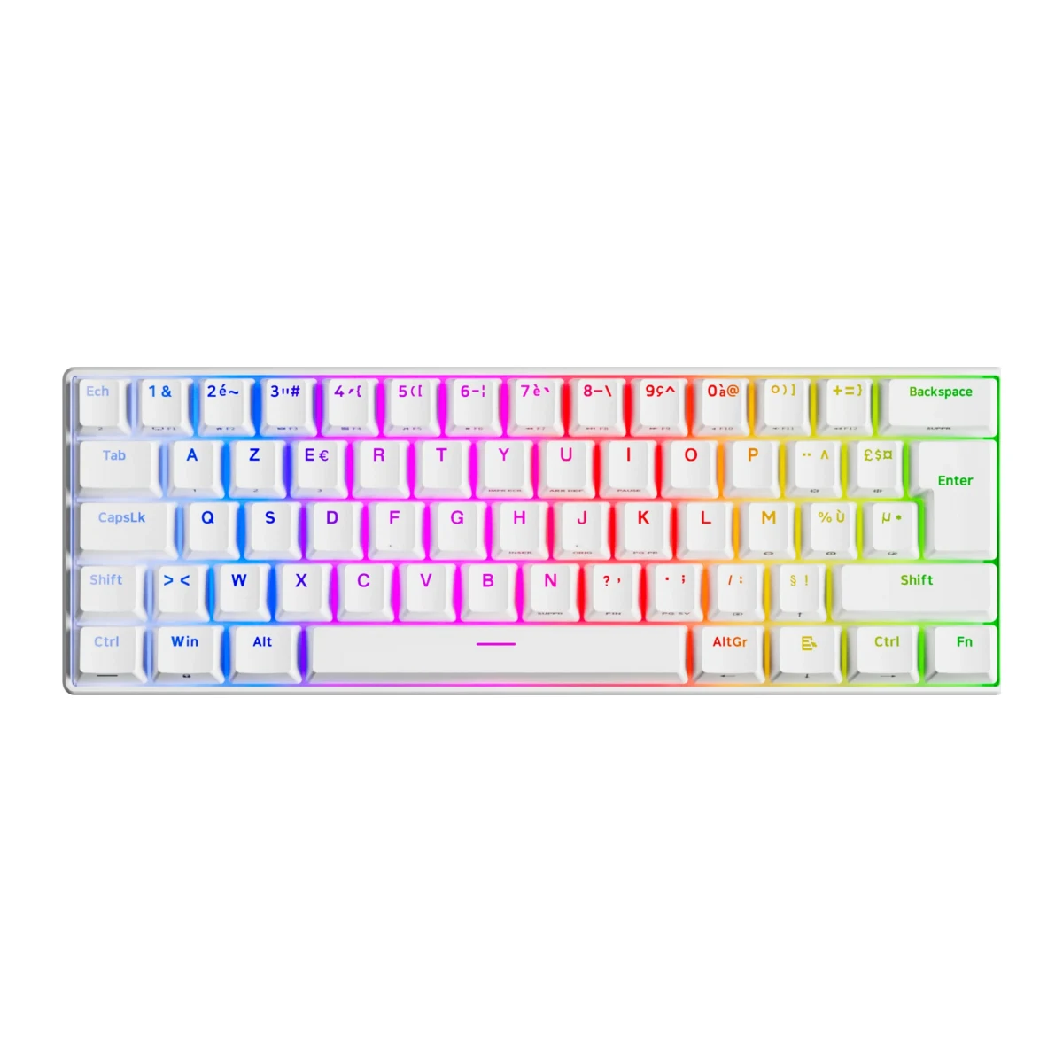 Royal Kludge RK61 Blanc — AZERTY