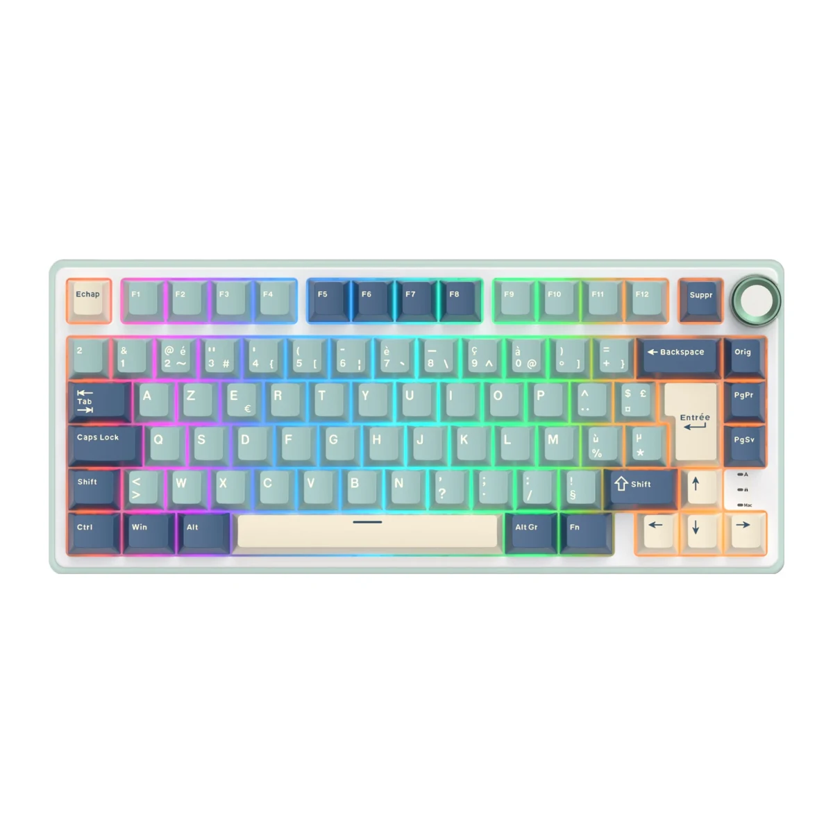 Royal Kludge R75 Forest Blue — AZERTY